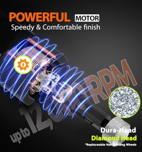 IREDOON Dog Nail Grinder with 4 LED Lights, 3 Speeds Super Quiet for Pets - Image 5