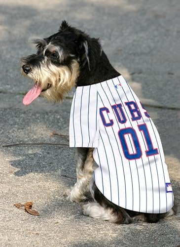 Official MLB Chicago Cubs Pet Jersey for Dogs & Cats, Size Medium - Stylish Baseball Jersey for Your Furry Fan- Show Off Team Spirit with The Perfect Fan Apparel Gear for Pet, Dog & Cat - Image 2