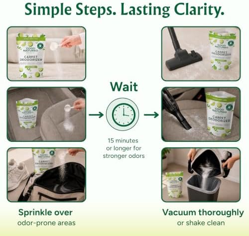 Good Natured Brand Carpet Deodorizer & Pet Odor Eliminator Powder, 31oz - Image 6
