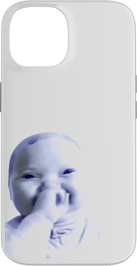 AI Baby Holding Laugh Meme Case for iPhone 14 by Unknown