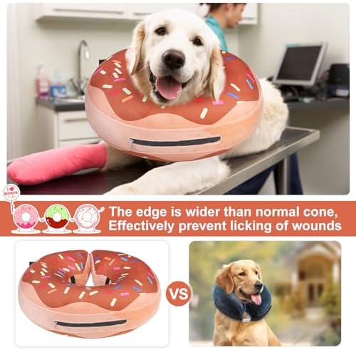 BEAUTYZOO Dog Cone Collar Alternative After Surgery,Pet Neck Donut E‑Collar - Image 5