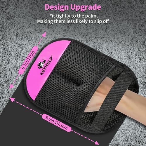 Pet Hair Removal Glove for Dogs & Cats, Newly Upgraded Reusable Electrostatic Pet Hair Glove, Magic Brush Pet Hair Remover Tool for Clothing, Couch, Carpet, Car Seat（Pink） - Image 2