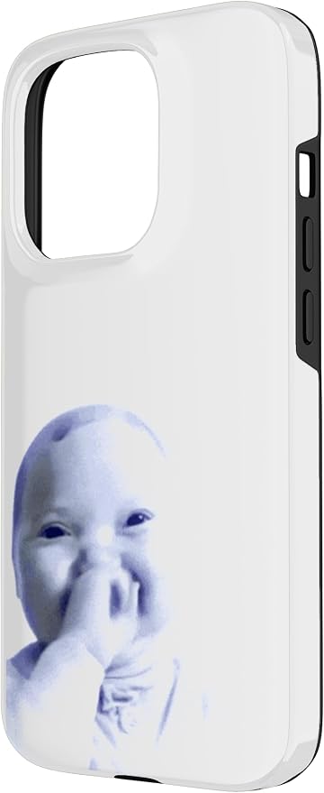 AI Baby Holding Laugh Meme Case for iPhone 15 Pro - Image 2