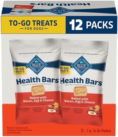Blue Buffalo Health Bars Bacon Egg & Cheese Mini Dog Biscuits, 12 ct by BlueBuffaloCompanyLtd