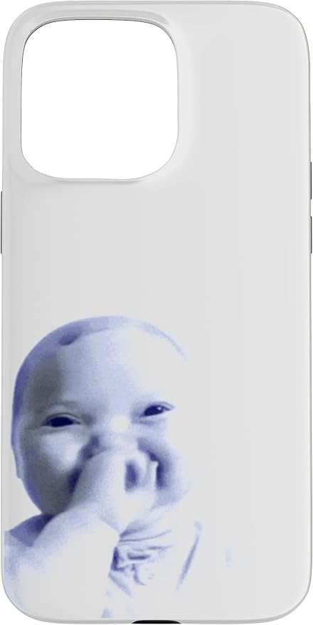 AI Baby Holding Laugh Meme Case for iPhone 15 Pro Max by Unknown