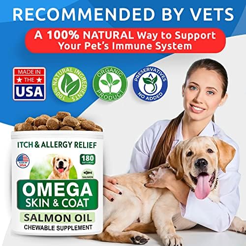 Omega 3 for Dogs - Fish Oil for Skin & Coat Health, Itch & Allergy Support - Image 5