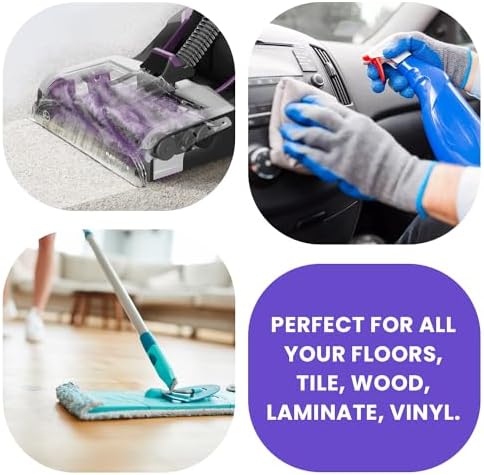 Multi Purpose Cleaner Pet Odor eliminator 64oz - Concentrate MAKES 32 GALLON - MADE IN USA- pH Neutral - Strong Floor Cleaner Odor eliminator - Stain Remover Cleaner & Deodorant (64 Fl Oz, Lavender) - Image 4