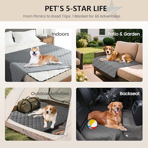 gogobunny Waterproof Blanket, Couch Covers for Dogs, Reversible Protector - Image 2