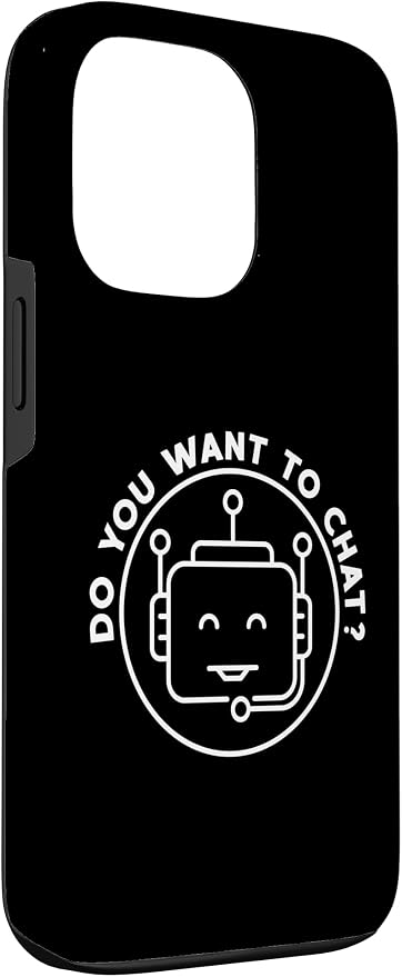 Chatbot - Do You Want To Chat? AI and ML Geek Case for iPhone 13 Pro - Image 3