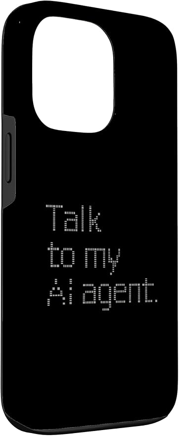 Talk to My AI Agent - Minimalist Tech Design Case for iPhone 13 Pro - Image 3
