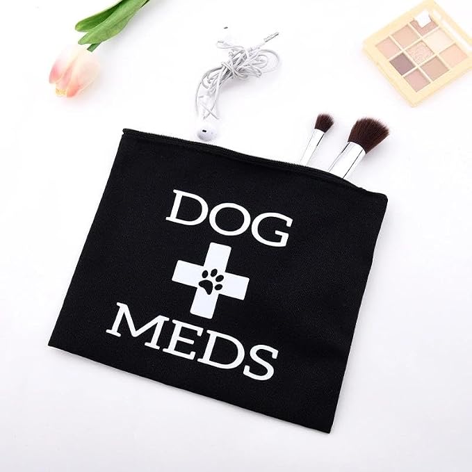 Small Dog Traveling Medicine Bag Dog Med Pouch for Supplies Pet Emergency Kit for Dogs Medical Pouch Camping Stuff Essentials for Dogs Medicine Pill Organizer Pet Medication Organizer Storage Bag - Image 7