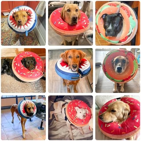 BEAUTYZOO Dog Cone Collar Alternative After Surgery,Pet Neck Donut E‑Collar - Image 4