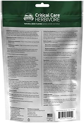 Oxbow Critical Care Herbivore, Rabbit & Guinea Pig Recovery, Anise, 454 g - Image 2