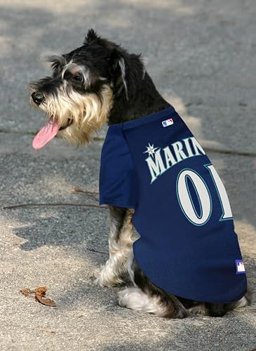 Official MLB Seattle Mariners Pet Jersey for Dogs & Cats, Size X-Large - Stylish Baseball Jersey for Your Furry Fan- Show Off Team Spirit with The Perfect Fan Apparel Gear for Pet, Dog & Cat - Image 4