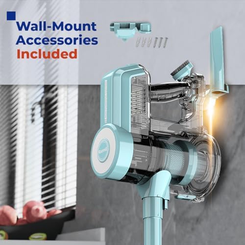 Roomie Tec Corded Stick Vacuum Cleaner for Home, 450W High Suction Power - Image 5