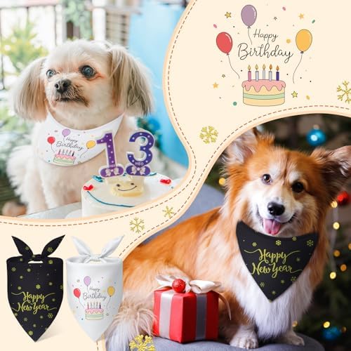 Weewooday 50 Pcs Holiday Dog Bandanas Bulk for Fall Autumn - Image 4