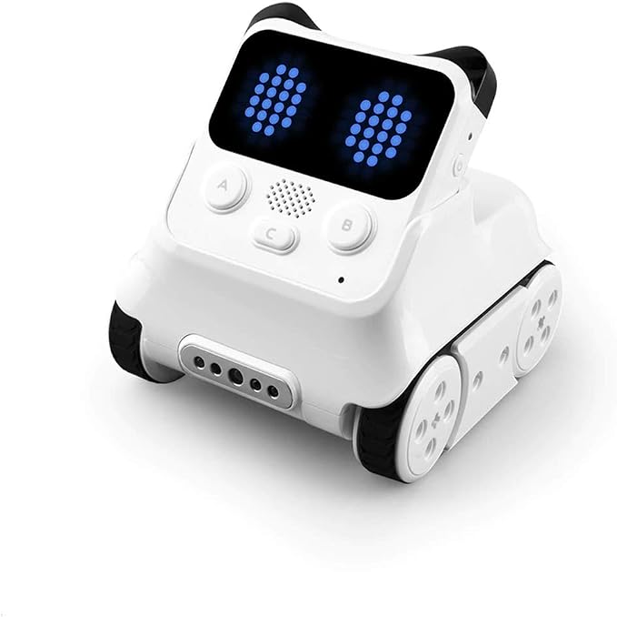 Makeblock Codey Rocky Interactive Coding Robot for Kids 6-12 | Interactive Emo Robot Toy, Supports Scratch & Python Programming, Smart Educational STEM Robotics Gift，Coding for Kids 6+ by Makeblock