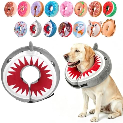 BEAUTYZOO Dog Cone Collar Alternative After Surgery,Pet Neck Donut E-Collar by BEAUTYZOO