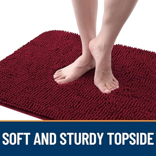 OLANLY Dog Door Mat for Muddy Paws 45x27, Super Absorbent Chenille Mud Mat - Image 4