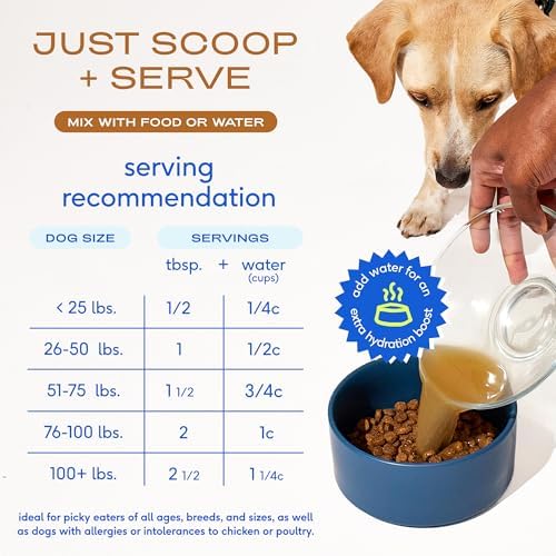 Native Pet Bone Broth for Dogs and Cats - Made with Real Beef Bone Broth, Dog Food Toppers for Picky Eaters- Provides Extra Hydration & Nutrition for Joint Strength, Immunity & Heart Health-192 Scoops - Image 6
