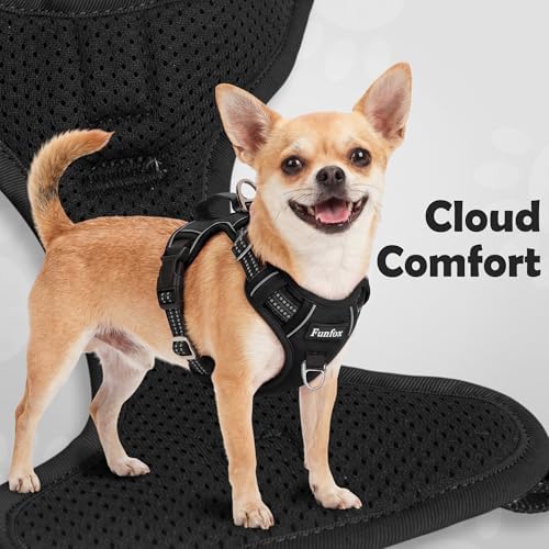 Funfox Dog Harness Small Sized Dog, No Pull Pet Vest with Front Clip - Image 6