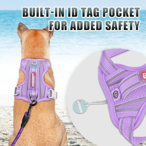 BARKBAY Dog Harness for Medium Sized Dog No Pull Dog Vest ID Tag Pocket - Image 2