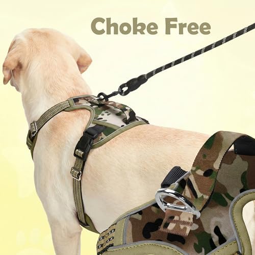 Funfox Dog Harness for XLarge Dogs, No Pull Pet Vest with Front Clip - Image 3