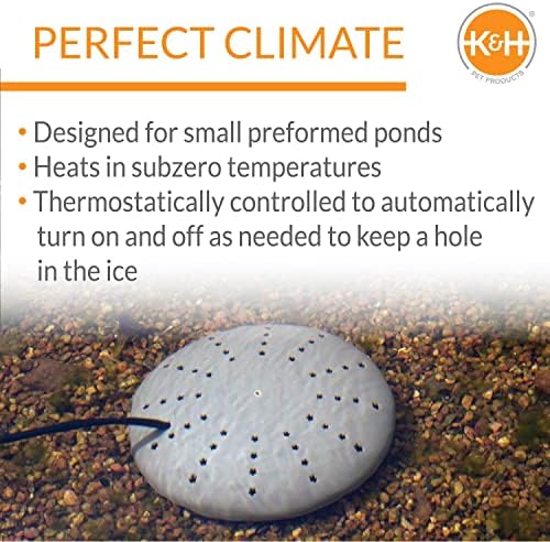 K&H Pond Heater, Thermo-Pond Perfect Climate Submersible Deicer, 300W, Gray - Image 4