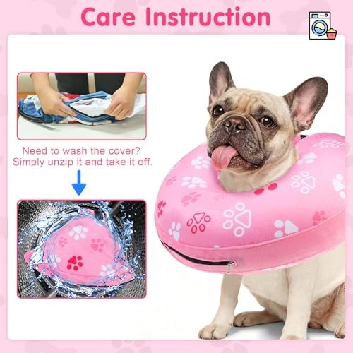 BEAUTYZOO Dog Cone Collar Alternative After Surgery,Pet Neck Donut E‑Collar - Image 6