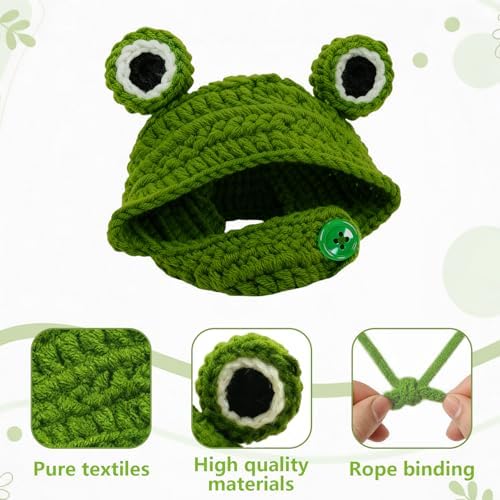 Cute Cat Hat Costume Suitable for 5 to16 lbs - Hats for Cats Head Circumference 11" or Less Kitten Outfits pet Christmas Photography Outfits - Image 3