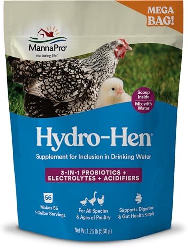 Manna Pro Hydro-Hen Poultry Supplement, Digestive & Probiotic, 20 oz by MannaPro