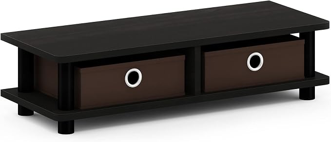 Furinno Turn-N-Tube Monitor Stand, Espresso/Black - Image 5