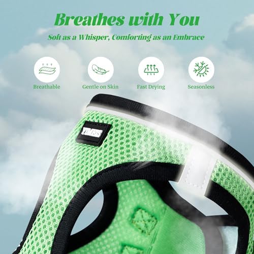 No Pull Dog Puppy Harness and Leash Set Reflective Mesh Vest Small - Image 3