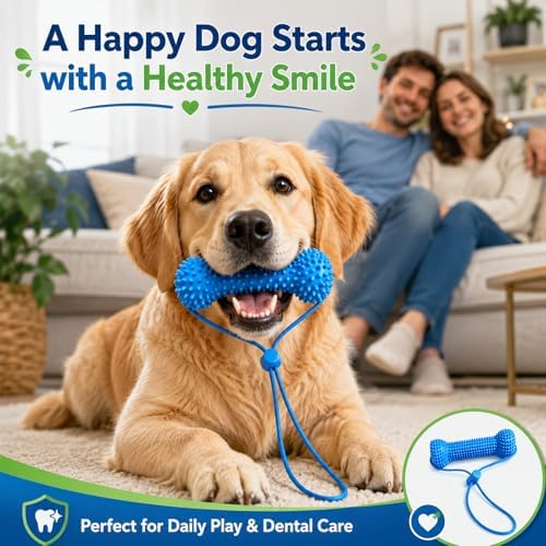 2Pcs Dual-Action Canine Dental Prop,Dog Toys Dual-Action Teeth Cleaning Mouth Prop,Dogs Chew Toys,Brushing Your Dog'S Teeth is Easier,Pet Oral Care for Small,Dog Mouth Opener for Medium and Large Dogs - Image 5
