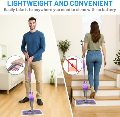 Spray Mops for Floor Cleaning - Wet Dry Mops for Hardwood Tile - Image 3