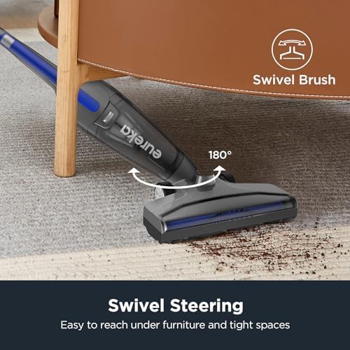 Eureka Blaze Stick Vacuum Cleaner, 3-in-1 Small Vacuum for Home, Blue - Image 4