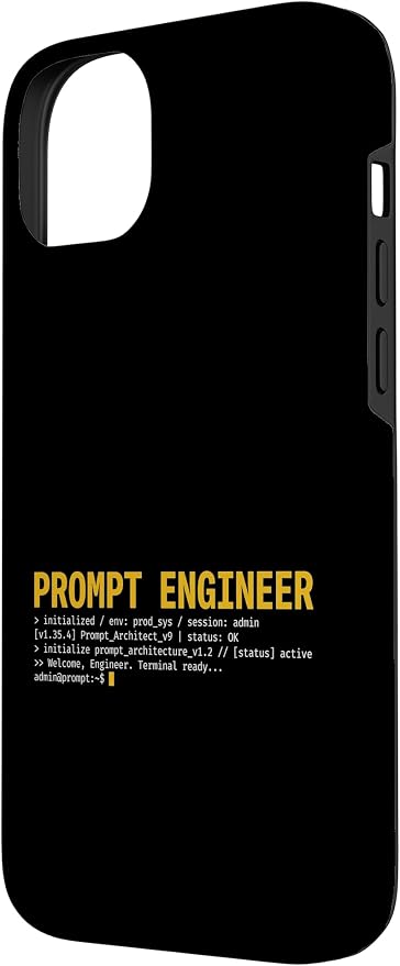Prompt Engineer Terminal Screen AI Developer Software Coder Case for iPhone 14 Plus - Image 2