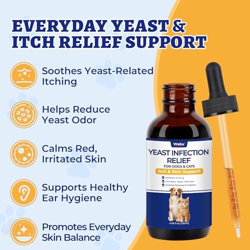 Wellix 120ml Yeast Infection Treatment for Dogs & Cats - Salmon Flavor - Image 3