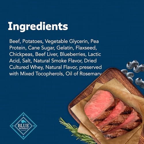Blue Buffalo Stix Beef Pepperoni-Style Dog Treats, 1 oz, 12 ct - Image 5
