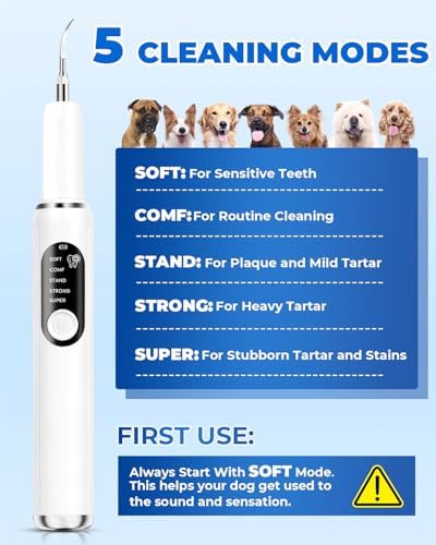 Ultrasonic Dog Tooth Cleaner, Plaque & Tartar Remover for Dogs - Image 4