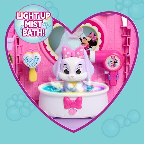 Disney Jr. Minnie Mouse Groom & Go Pet Salon Playset with Lights, Sounds - Image 4