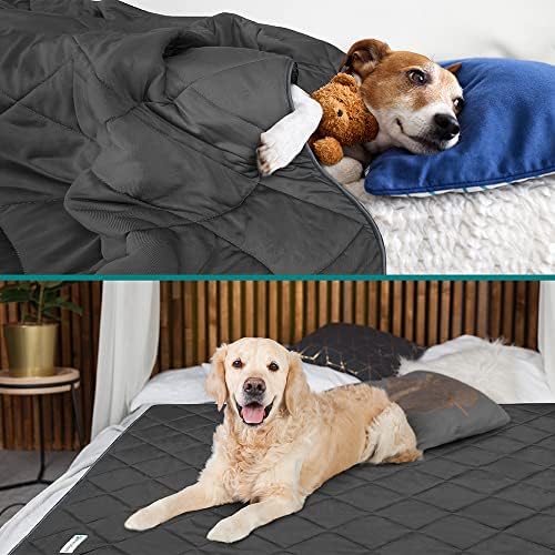 PetAmi Cooling Dog Blanket Lightweight Soft for Small Pet Cat, 24x32, Grey - Image 4