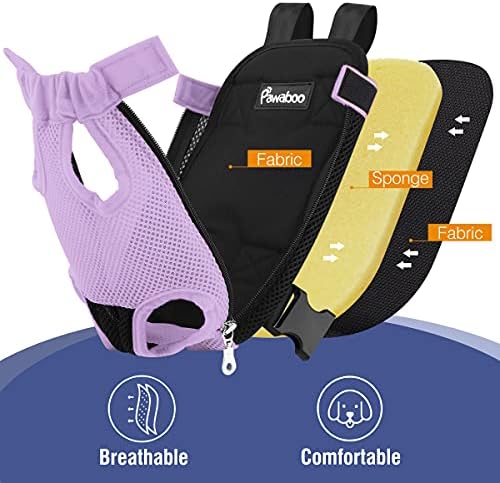 Pawaboo Pet Front Carrier Backpack for Small Medium Dogs - Image 5