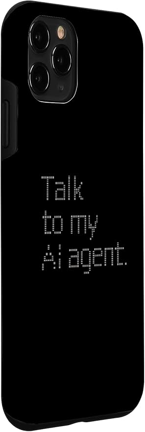 Talk to My AI Agent - Minimalist Tech Design Case for iPhone 11 Pro - Image 3