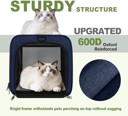 GAPZER Cat Carrier 18x11x11 United Airline Approved, Soft Pet Flying Kennel - Image 4