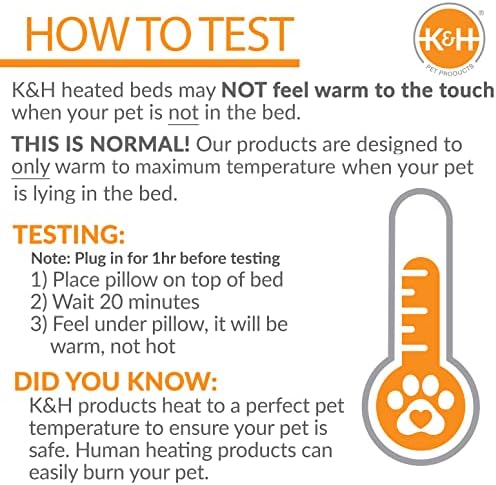 K&H Heating Pad, Lectro-Kennel Igloo Heated Outdoor Dog Bed, Safety Listed - Image 6