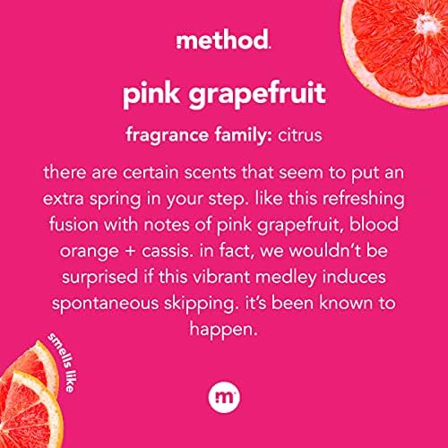 Method All-Purpose Cleaning Wipes, Pink Grapefruit, Multi-Surface, Compostable, 70 Count (Pack of 6) - Image 3