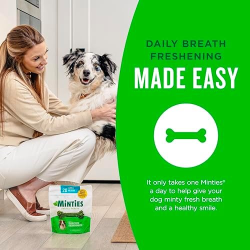 Minties Dog Dental Bone Treats, Tiny/Small 5-25 lbs, 120 Ct - Image 5