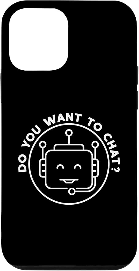 Chatbot - Do You Want To Chat? AI and ML Geek Case for iPhone 12 mini by Unknown