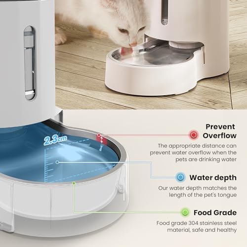 CZPET Automatic 5L Filter Dog and Cat Water Dispenser (White) - Image 6